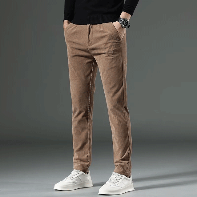 따뜻한 겨울, 키 10cm↑, 성공 남성 필수 고품질 코듀로이 바지💥
