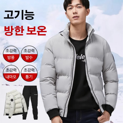 남성 패딩 조거 팬츠 상하 세트