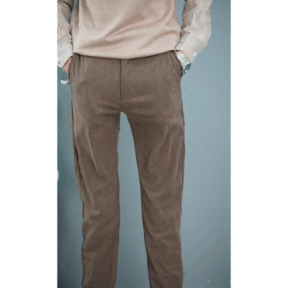 따뜻한 겨울, 키 10cm↑, 성공 남성 필수 고품질 코듀로이 바지💥
