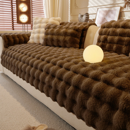 加厚兔絨沙發墊
