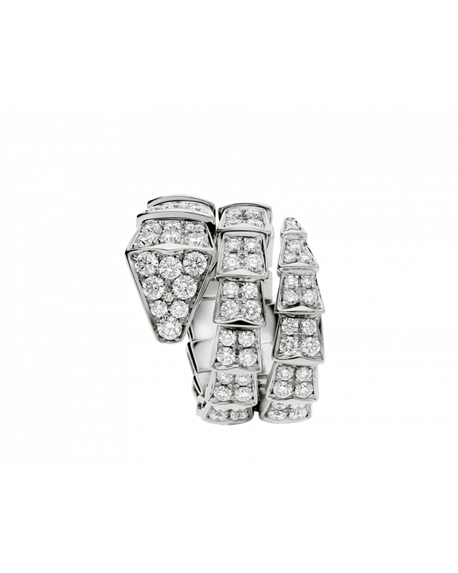 SERPENTI VIPER ring (white gold and diamond)