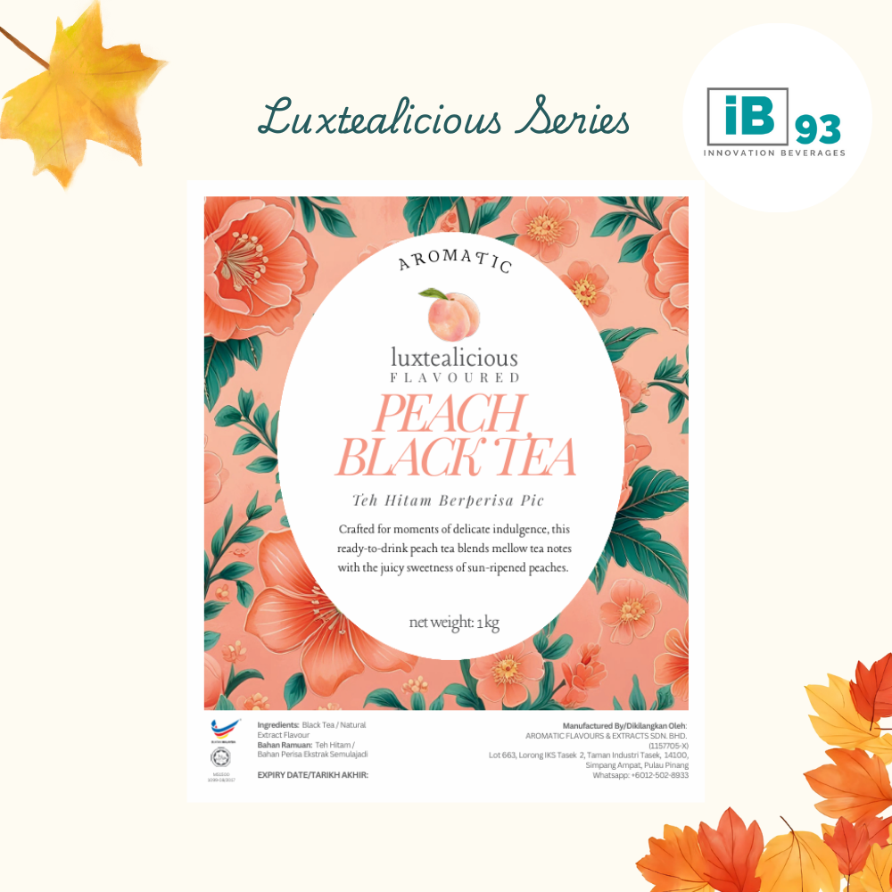 Luxtealicious Series ~ Peach Black Tea