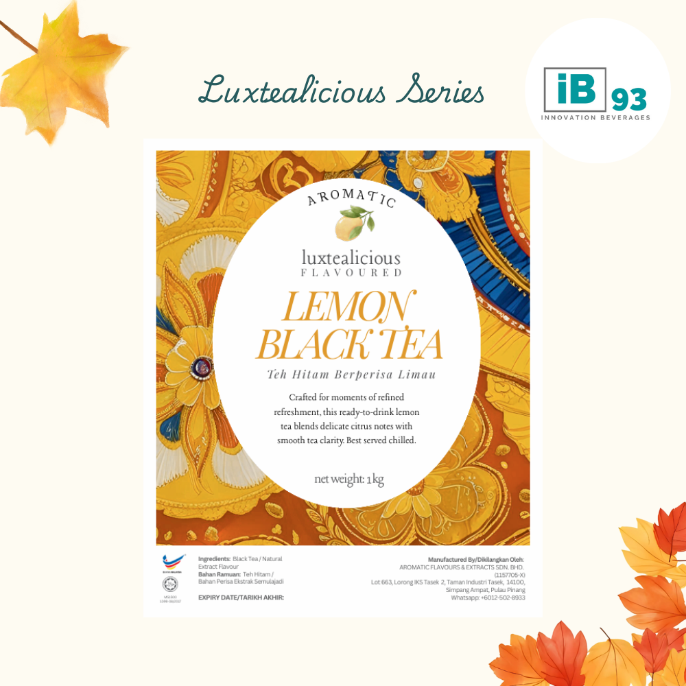 Luxetealicious Series ~ Lemon Black Tea