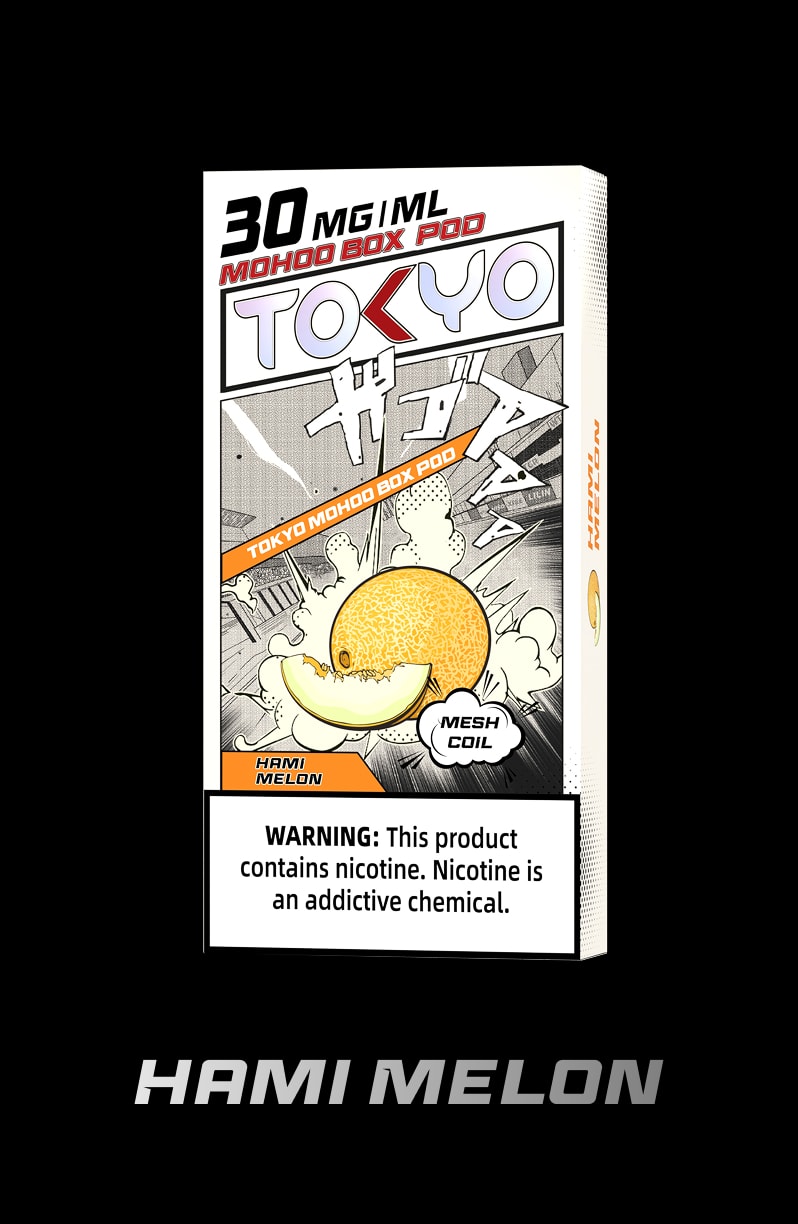 tokyoejuice mohoo box pod Hami Melon eliquid