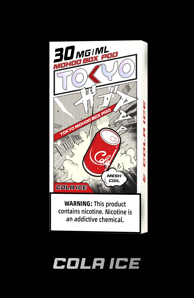 tokyoejuice mohoo box pod Cola Ice eliquid
