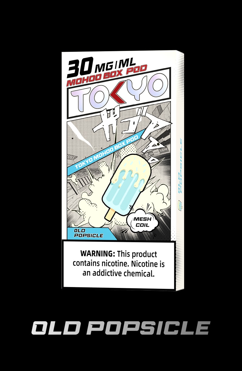 tokyoejuice mohoo box pod Old Popsicle eliquid