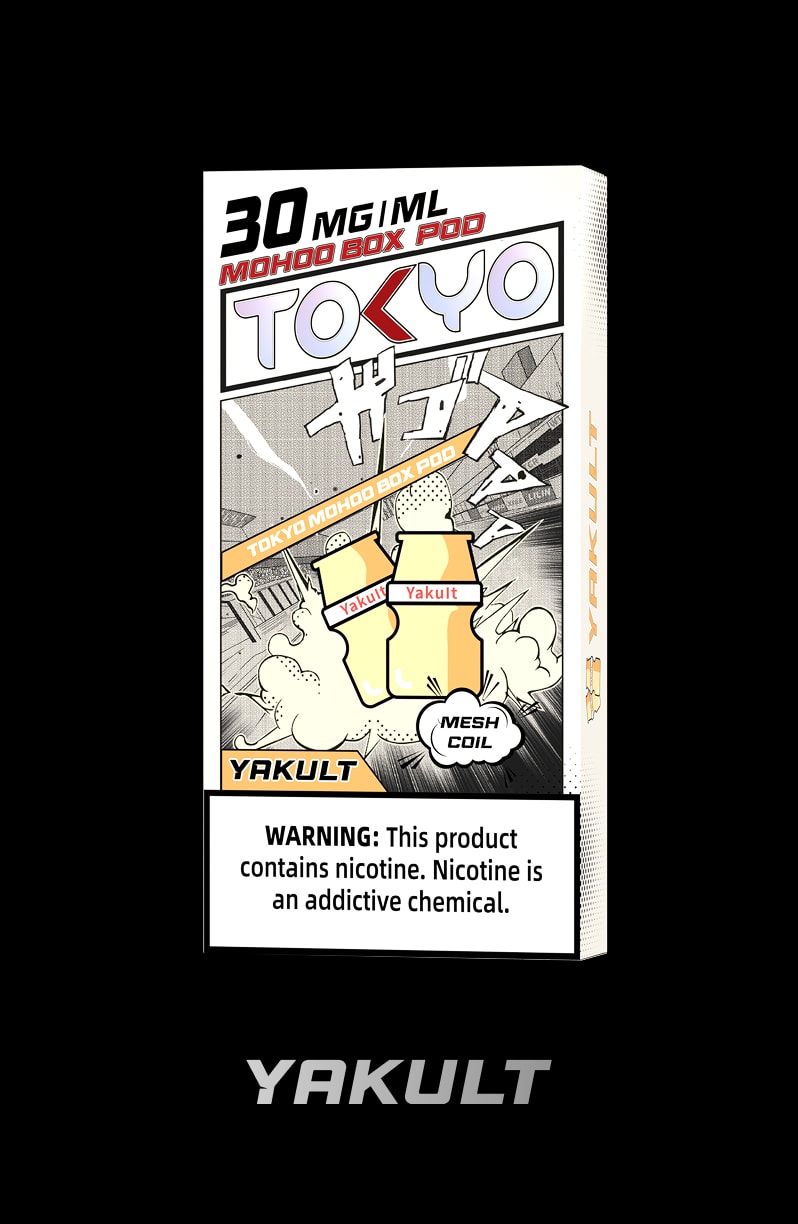 tokyoejuice mohoo box pod Yakult eliquid