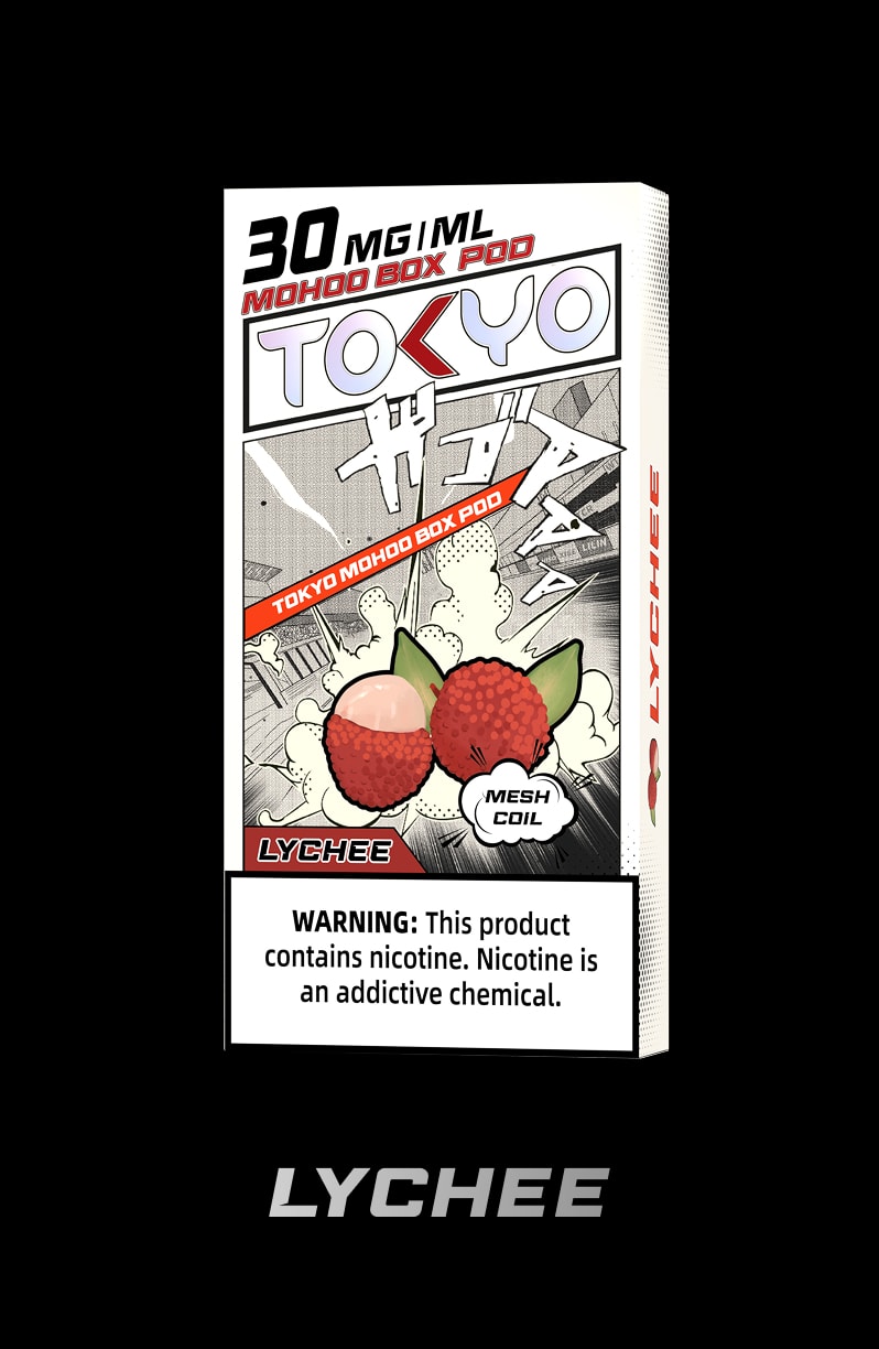tokyoejuice mohoo box pod lychee eliquid