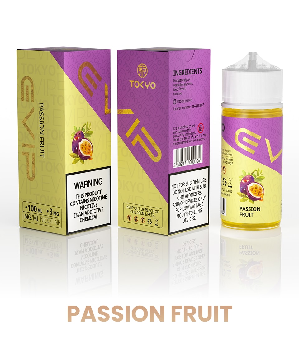 Tokyoejuice EVIP100ML PASSION FRUIT