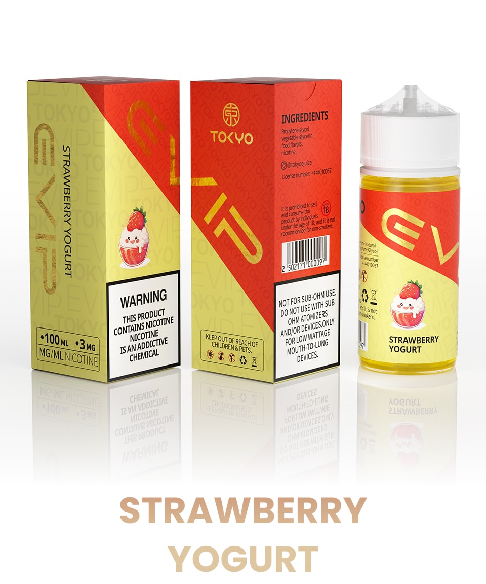 Tokyoejuice EVIP100ML STRAWBERRY YOGURT