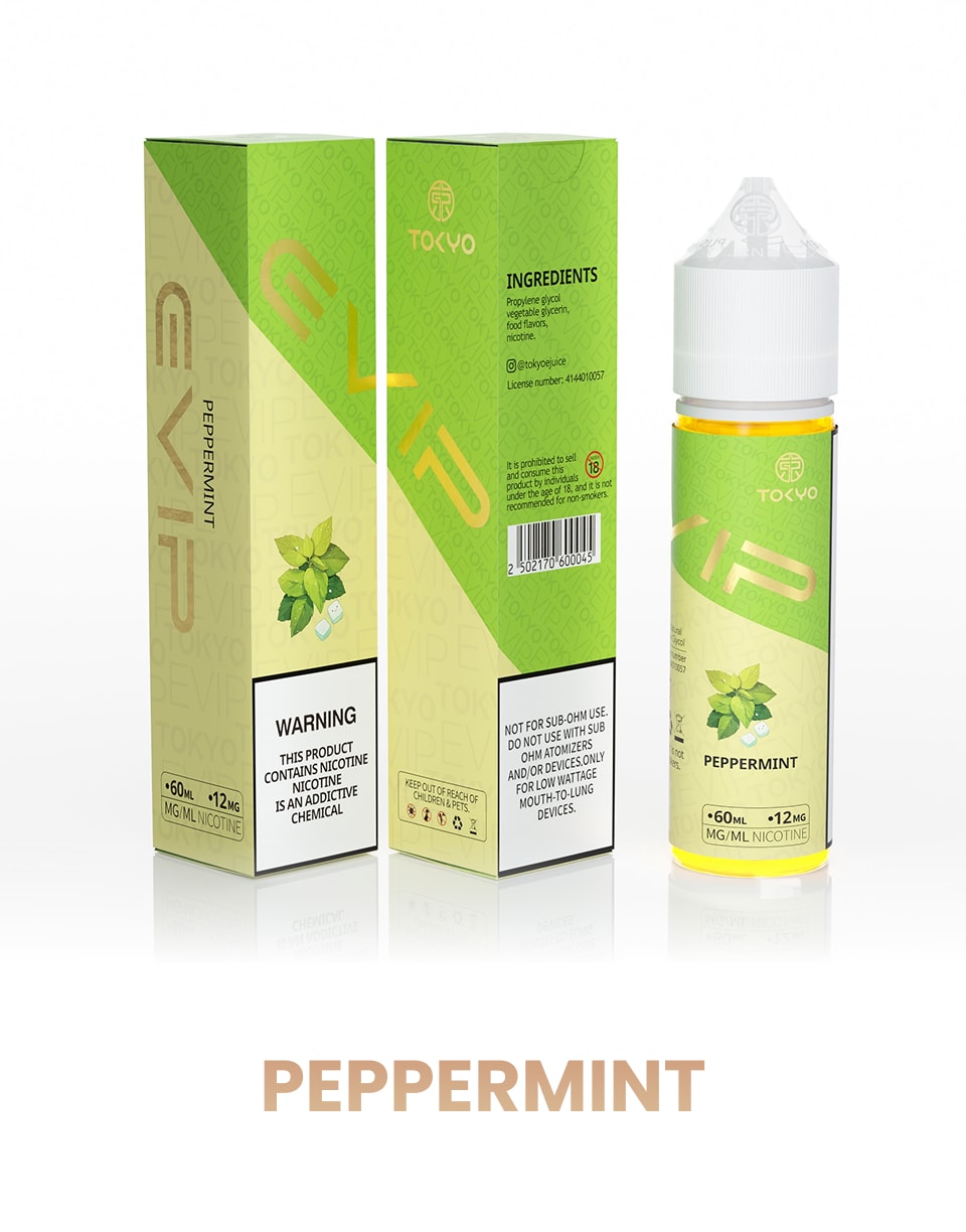 Tokyoejuice EVIP60ML PEPPERMINT
