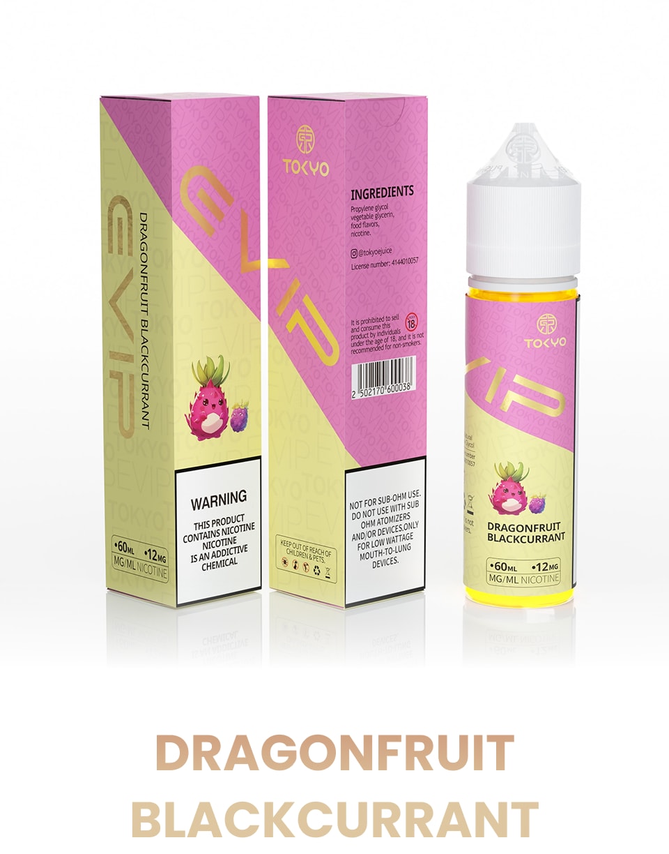 Tokyoejuice EVIP60ML DRAGONFRUIT BLACKCURRANT