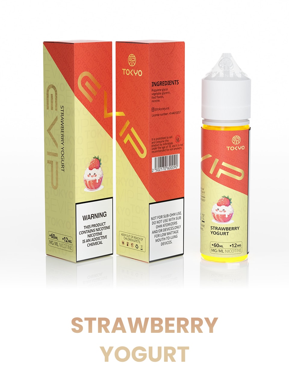 Tokyoejuice EVIP60ML STRAWBERRY YOGURT