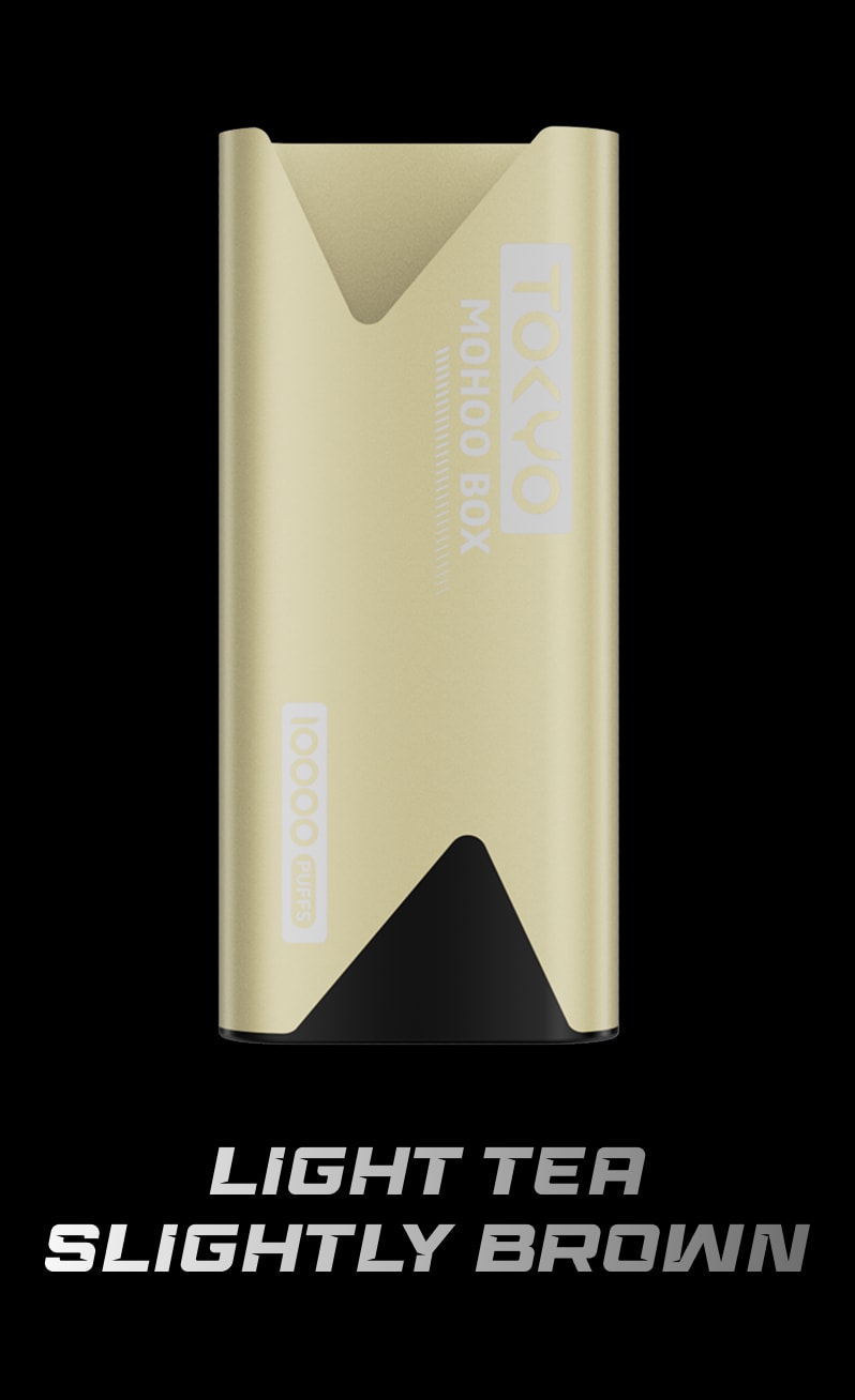 tokyoejuice mohoo box lIGHT TEA SLIGHTLY BROWN
