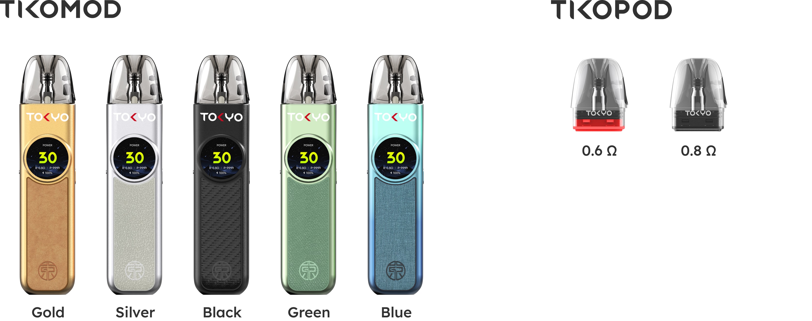Tokyo Tikomod Pod Device جهاز تيكو مود بود طوكيو – Compact &Amp; Smart Vape Pod | فيب مصر - Elkot Store Tikomod Pod Device