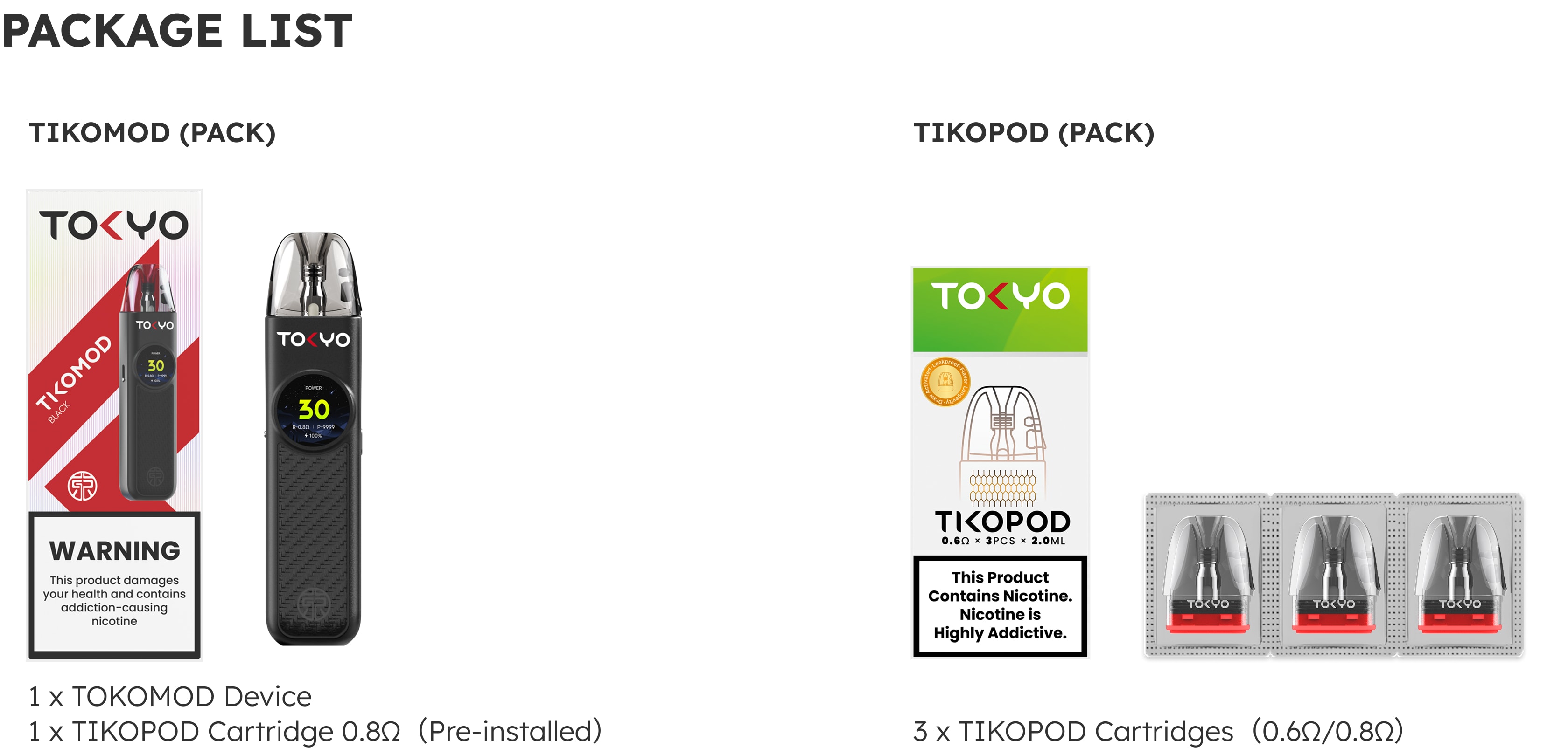Tokyo Tikomod Pod Device جهاز تيكو مود بود طوكيو – Compact &Amp; Smart Vape Pod | فيب مصر - Elkot Store Tikomod