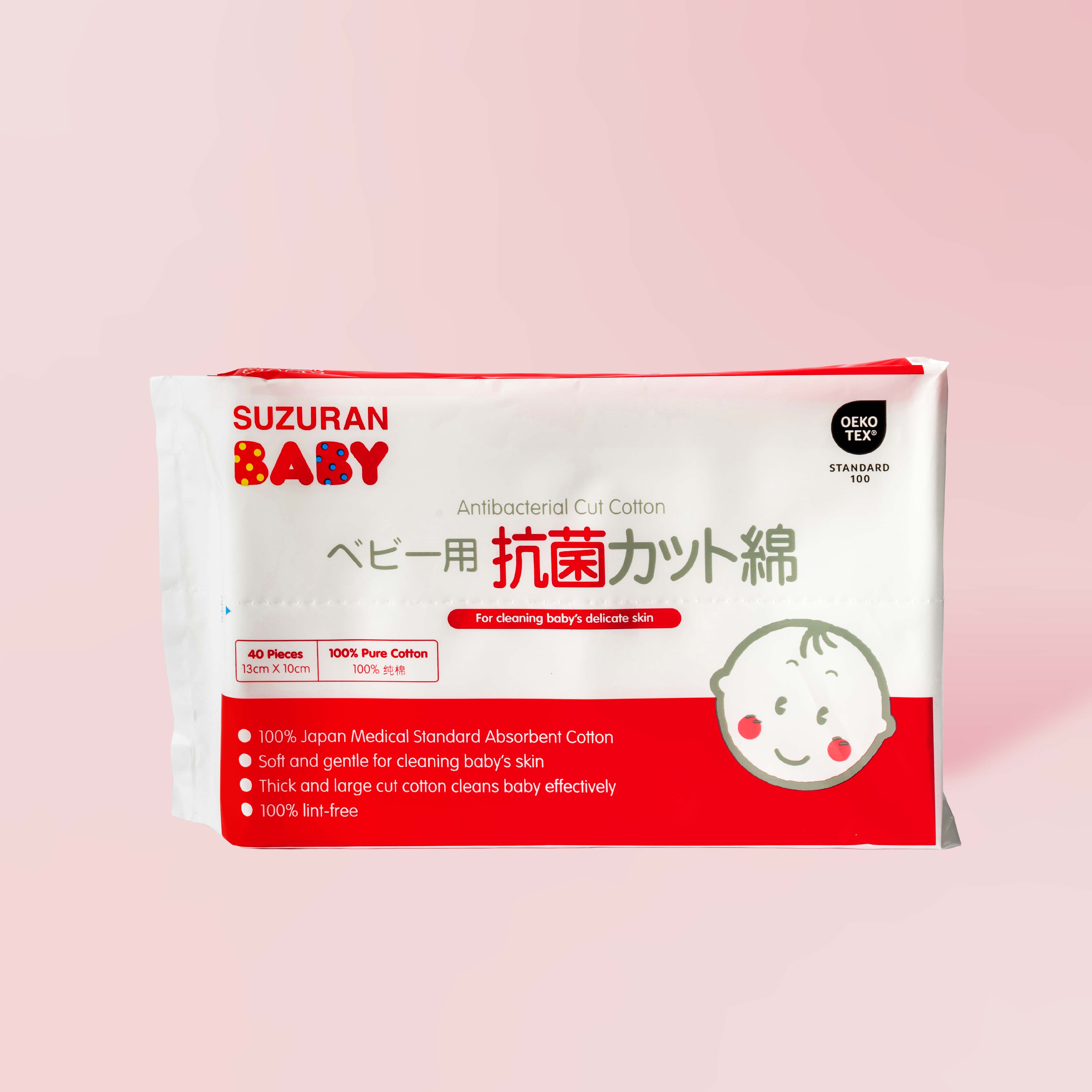 Antibacterial Cut Cotton 40 pcs