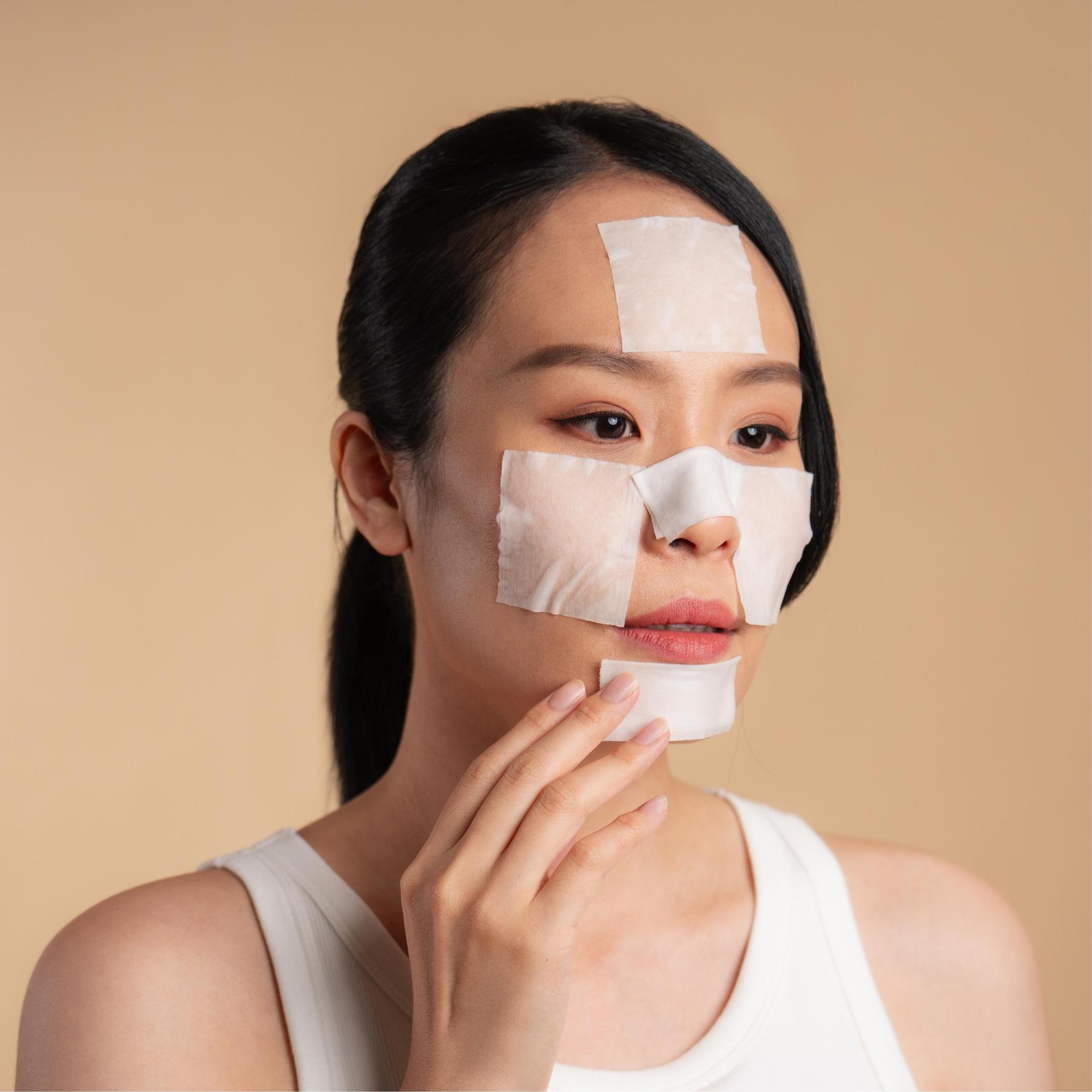 Five Layers Masking Cotton Puff 60 pcs-Little Good Life