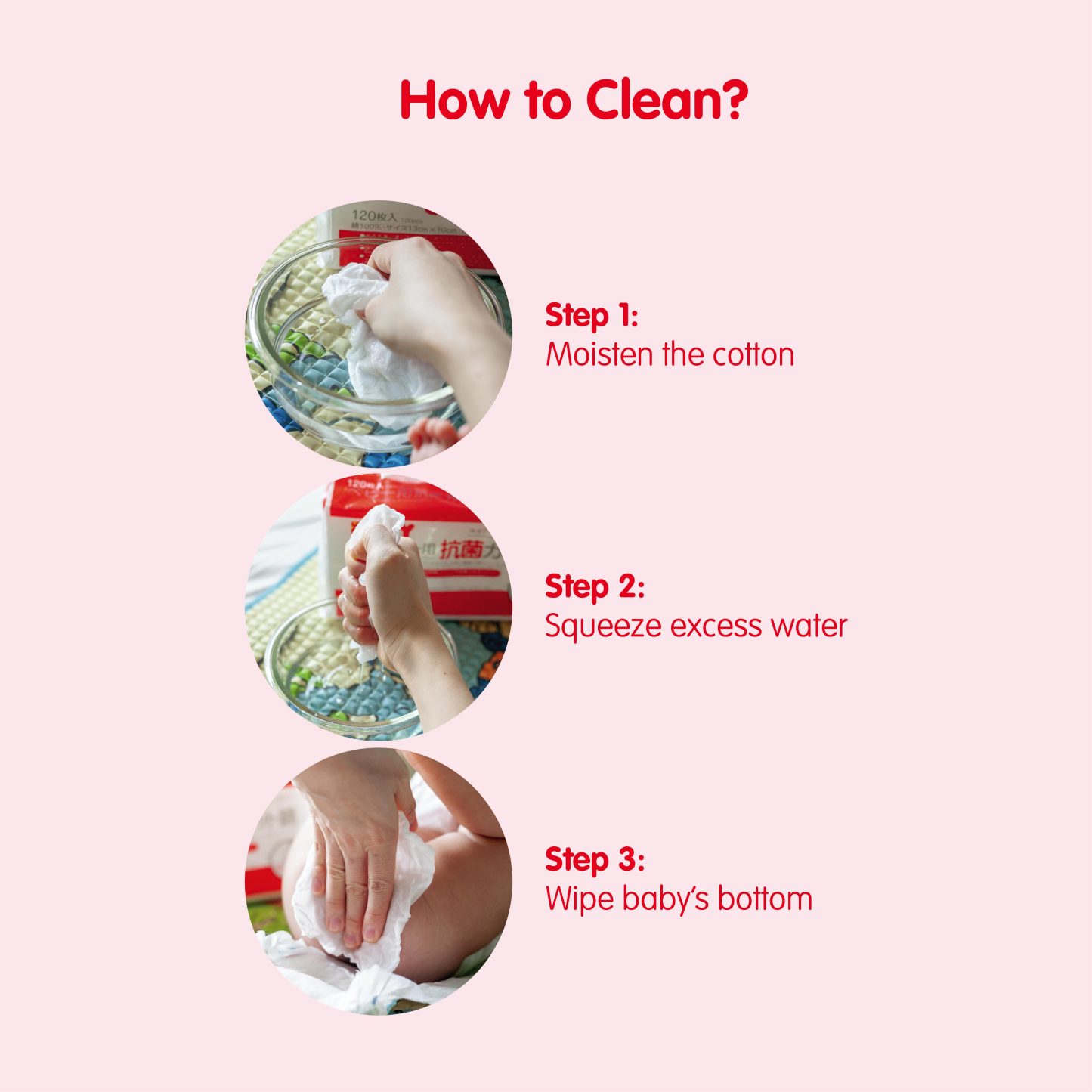 Antibacterial Cut Cotton 120 pcs-Little Good Life