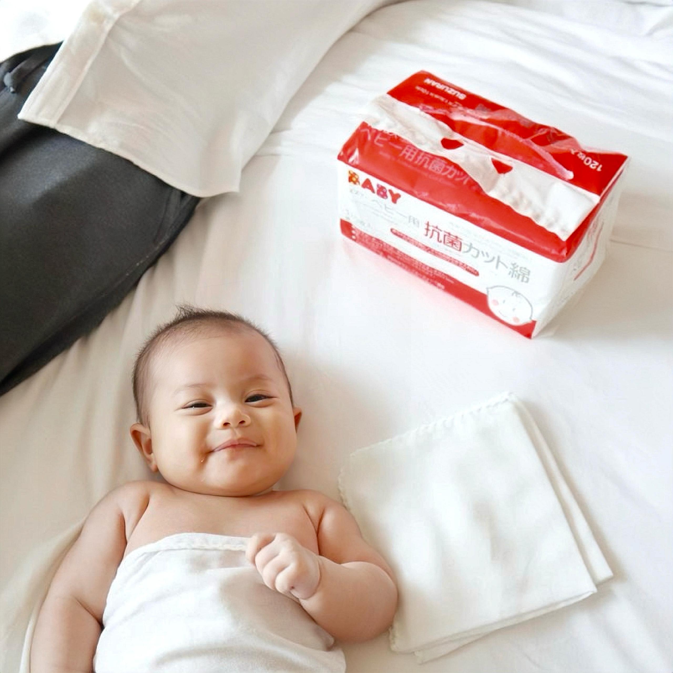 Antibacterial Cut Cotton 120 pcs-Little Good Life
