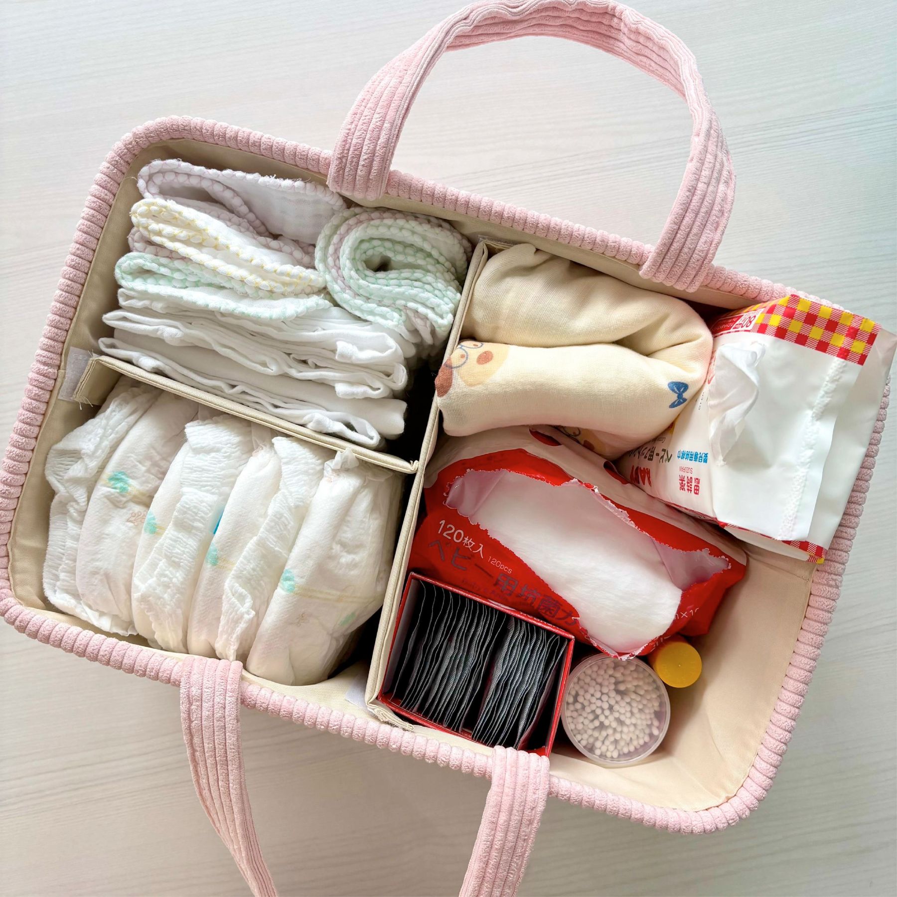 Corduroy Diaper Caddy-Little Good Life