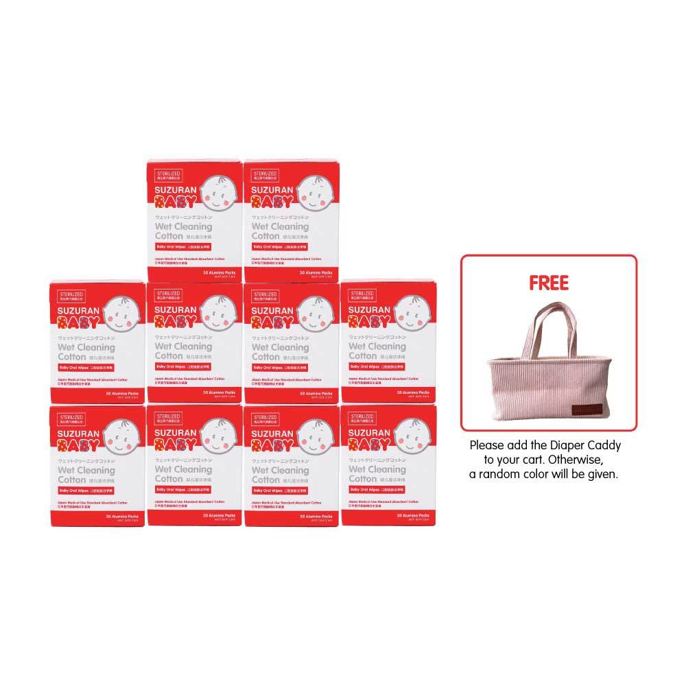 Wet Cleaning Cotton 30 sachets (60 pcs)-Little Good Life