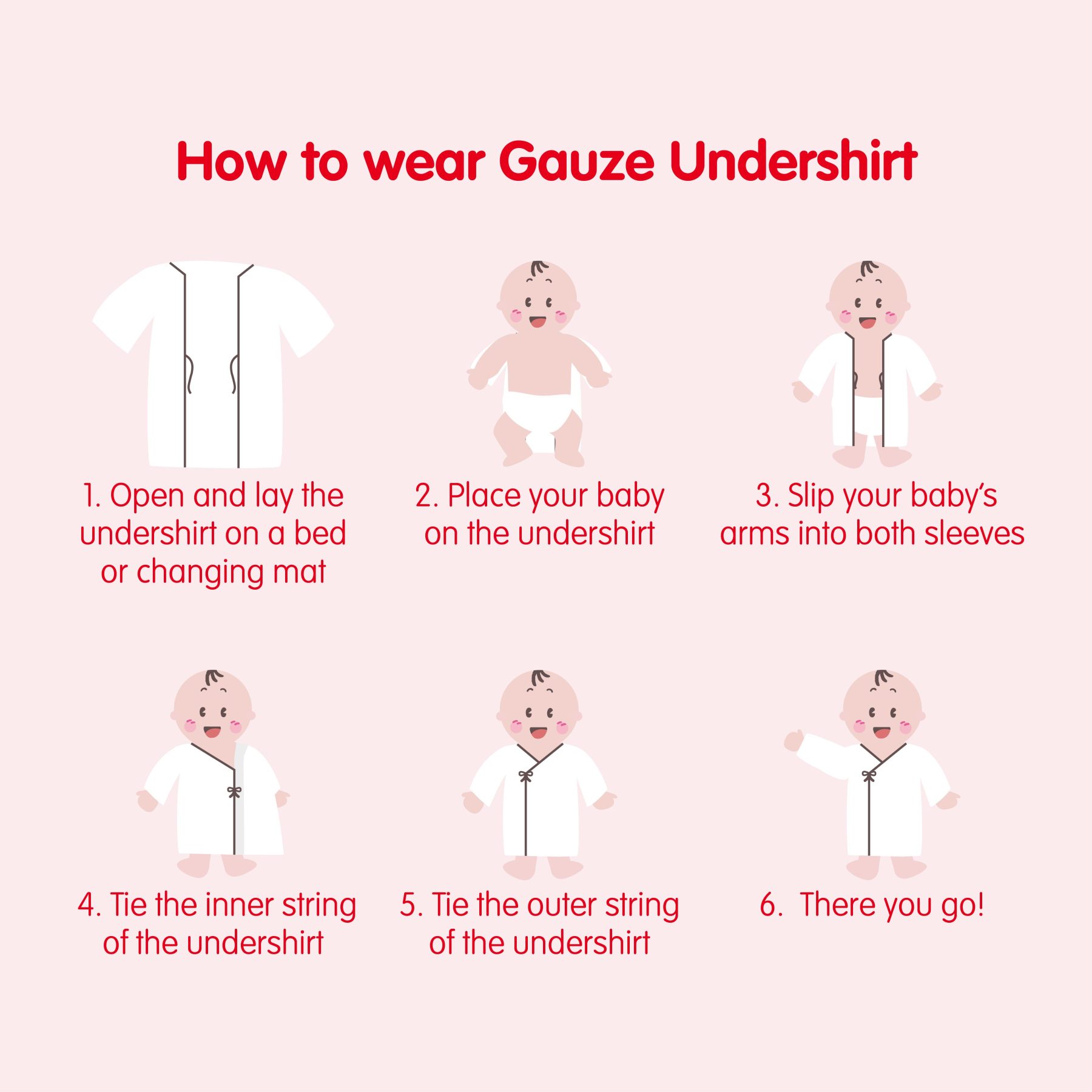 Gauze Undershirt 2 pcs (0-9 months)-Little Good Life