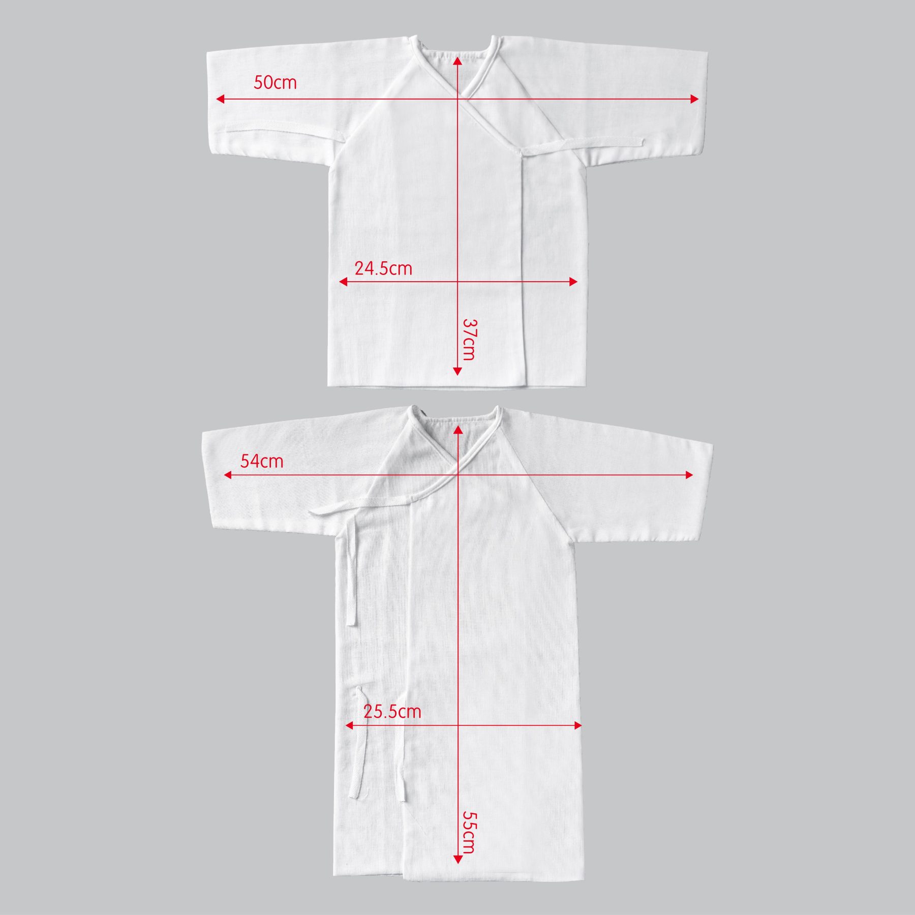 Gauze Undershirt 2 pcs (0-9 months)-Little Good Life