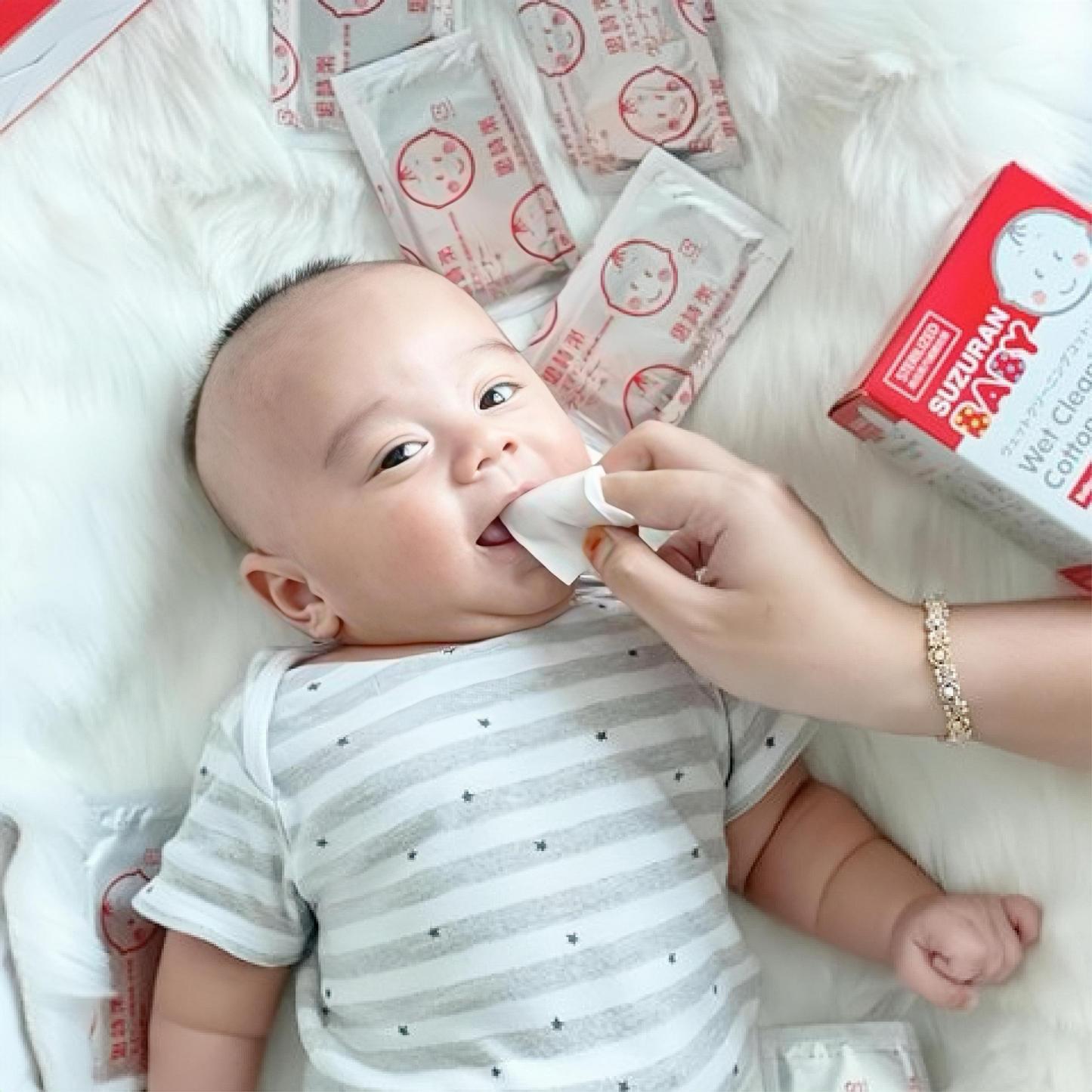 Wet Cleaning Cotton 30 sachets (60 pcs)-Little Good Life