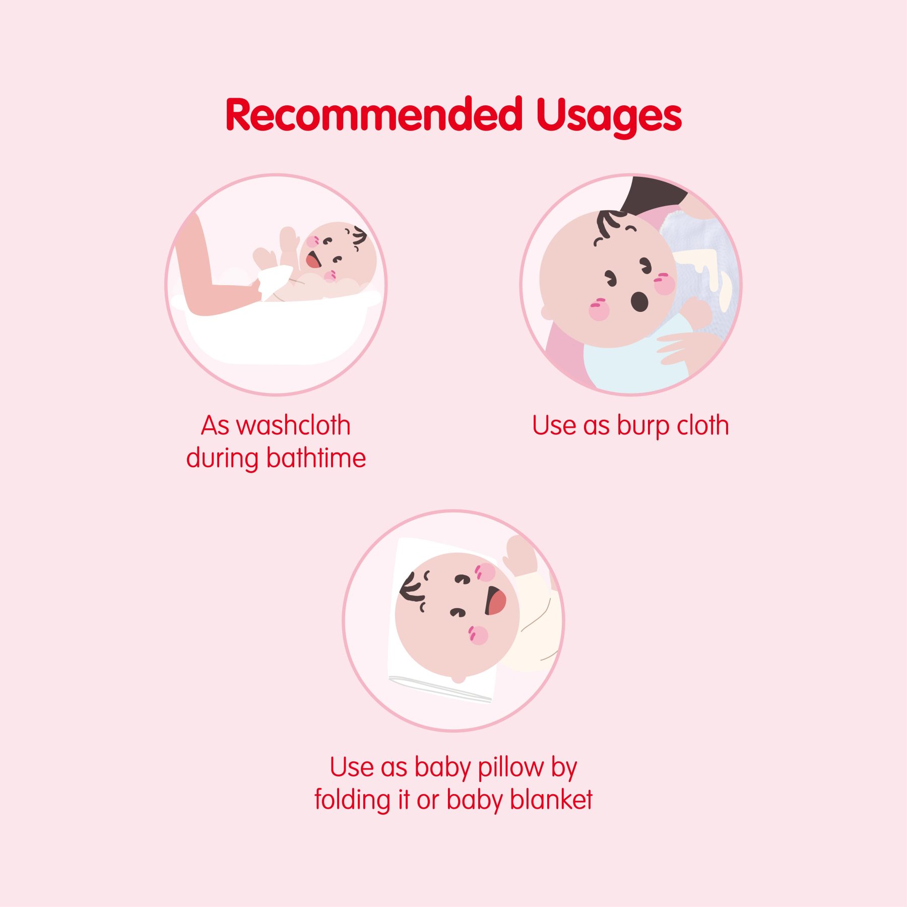 Gauze Swaddle Bath Towel 3 pcs-Little Good Life