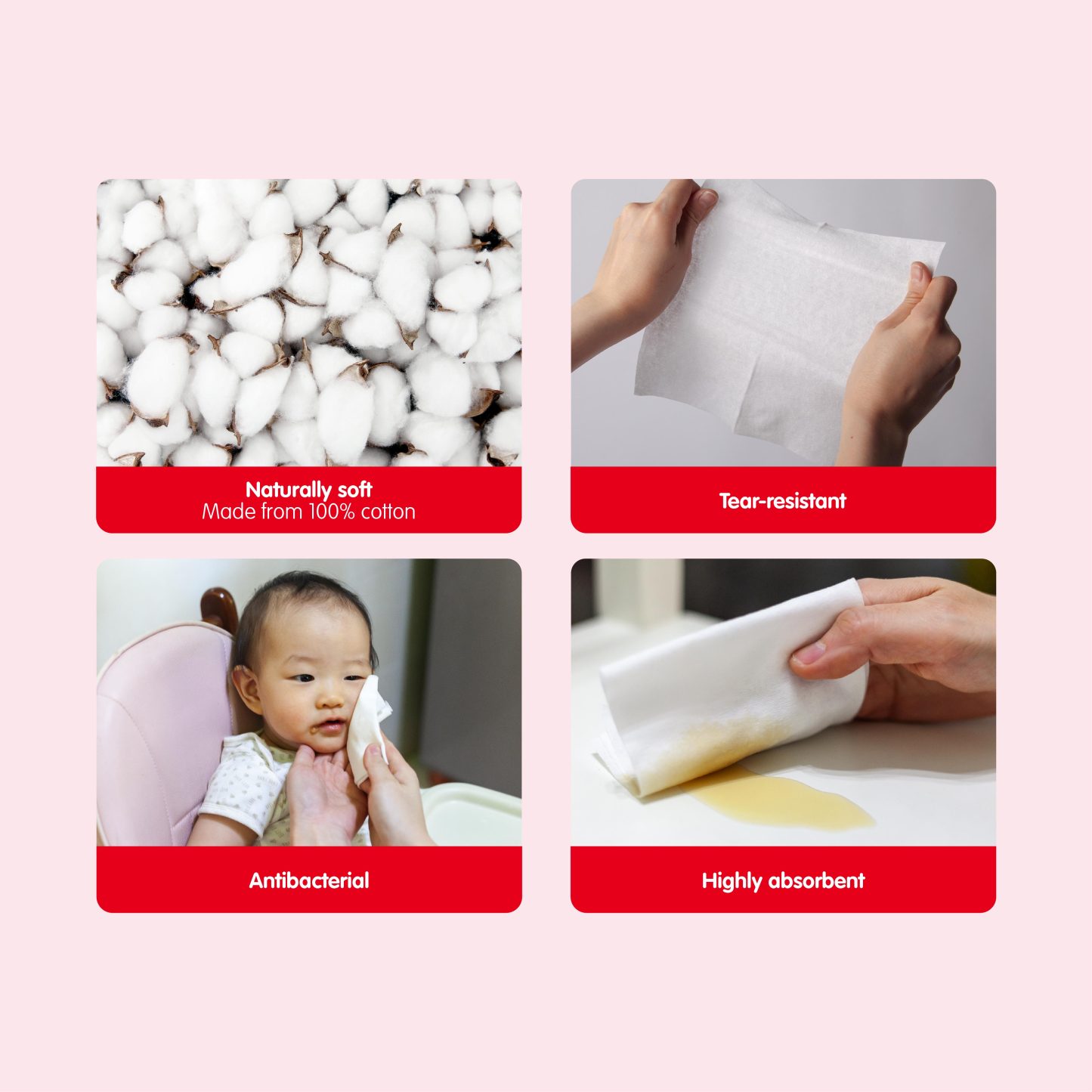 [Subscription] Antibacterial Cotton Sheet 80 pcs-Little Good Life