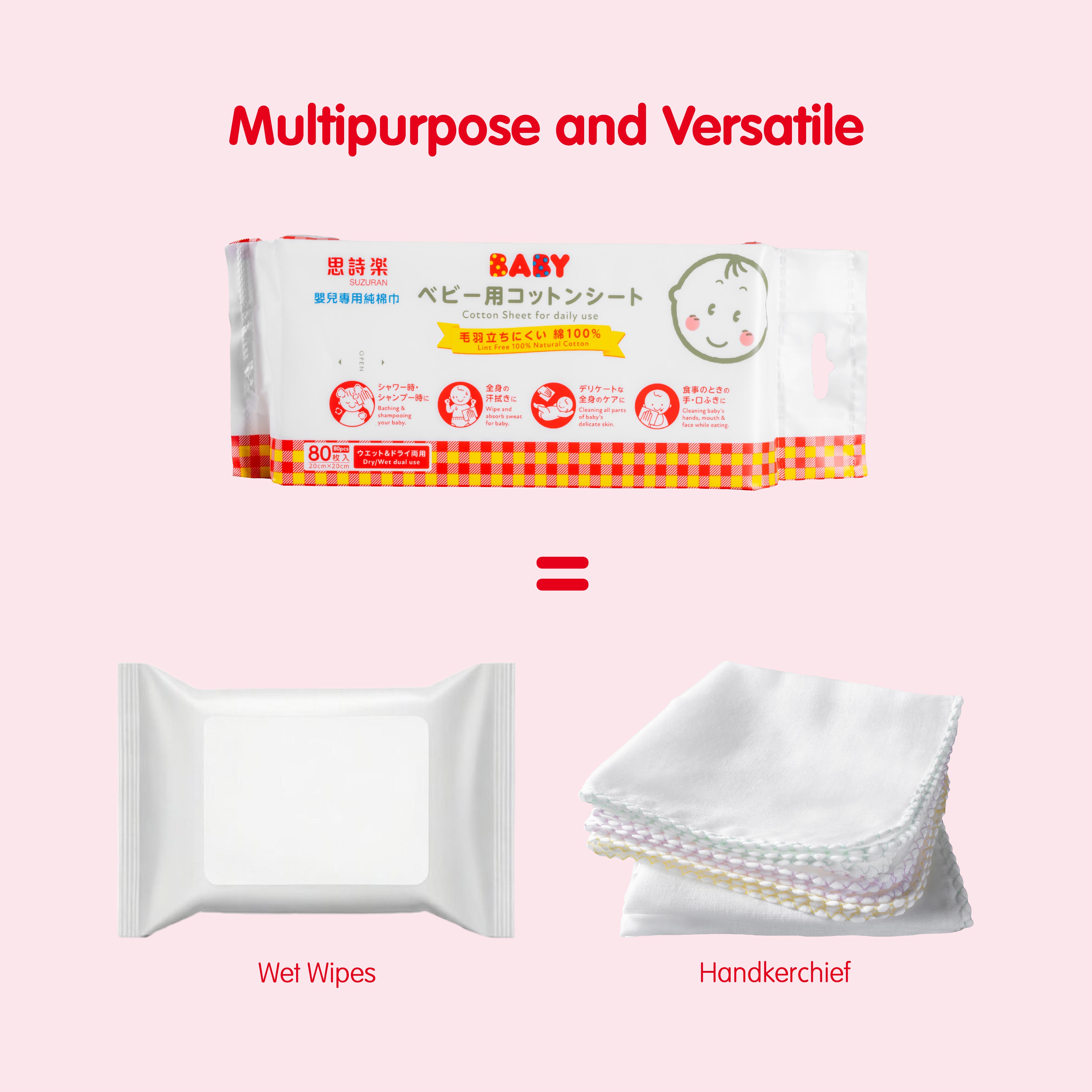 [Subscription] Antibacterial Cotton Sheet 80 pcs-Little Good Life