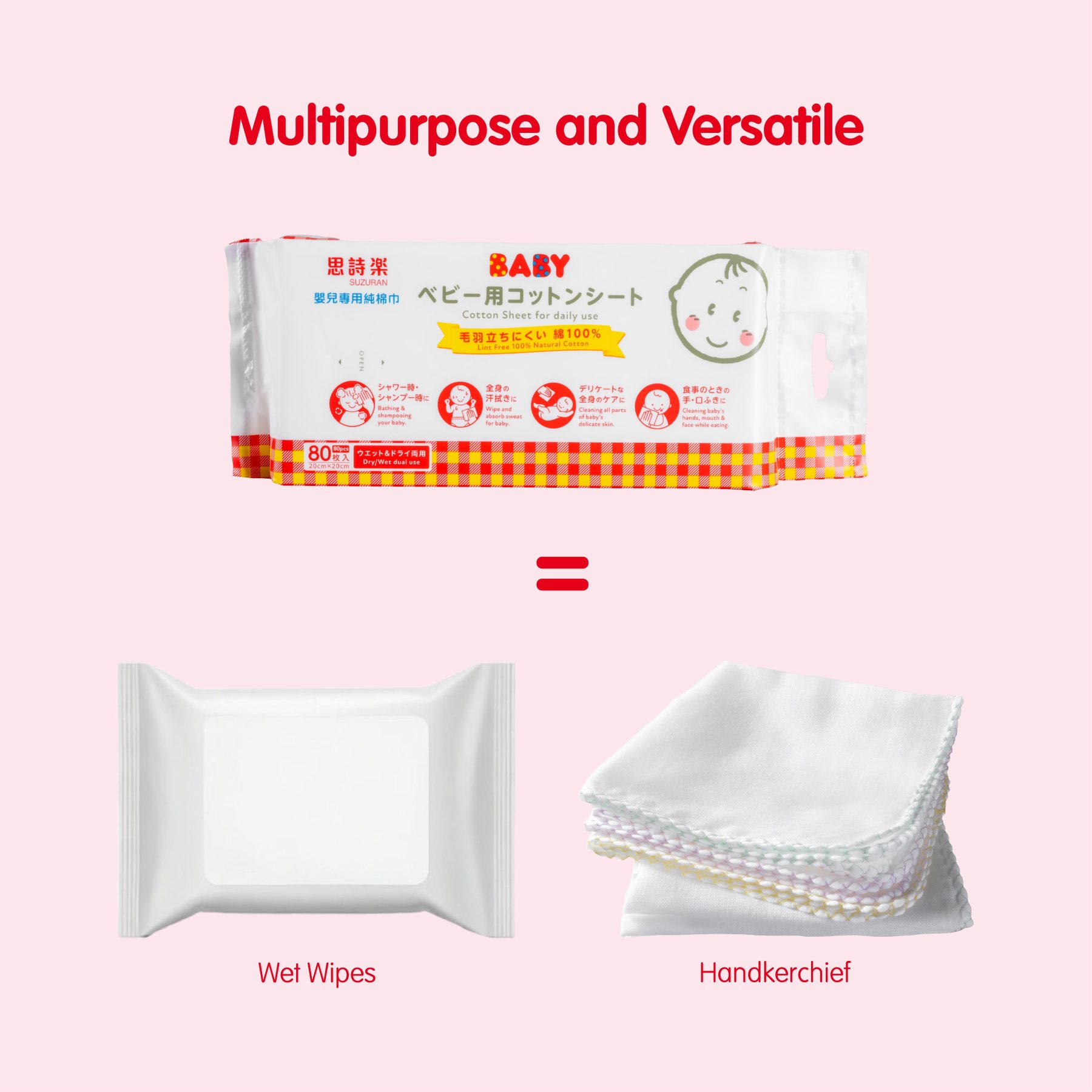 Antibacterial Cotton Sheet 80 pcs-Little Good Life