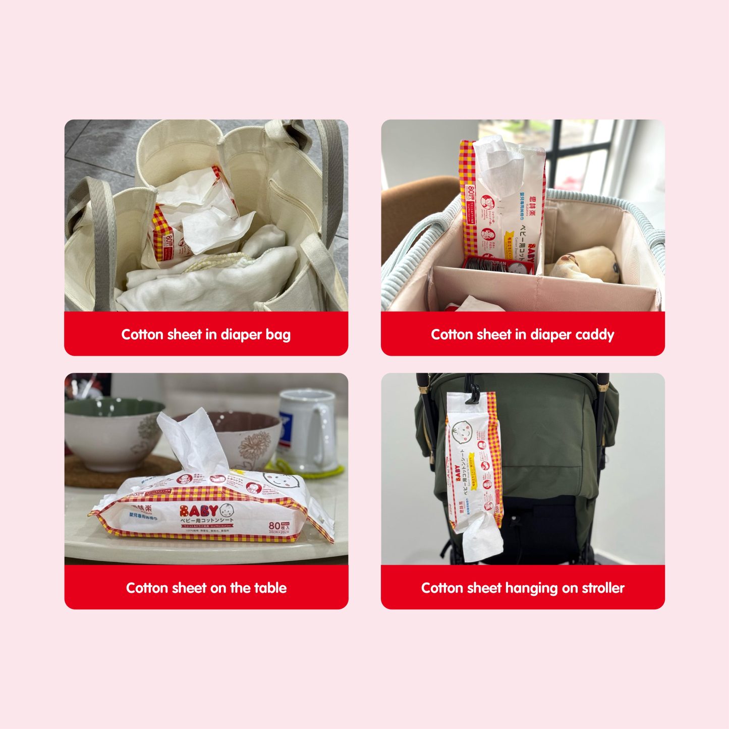 [Subscription] Antibacterial Cotton Sheet 80 pcs-Little Good Life
