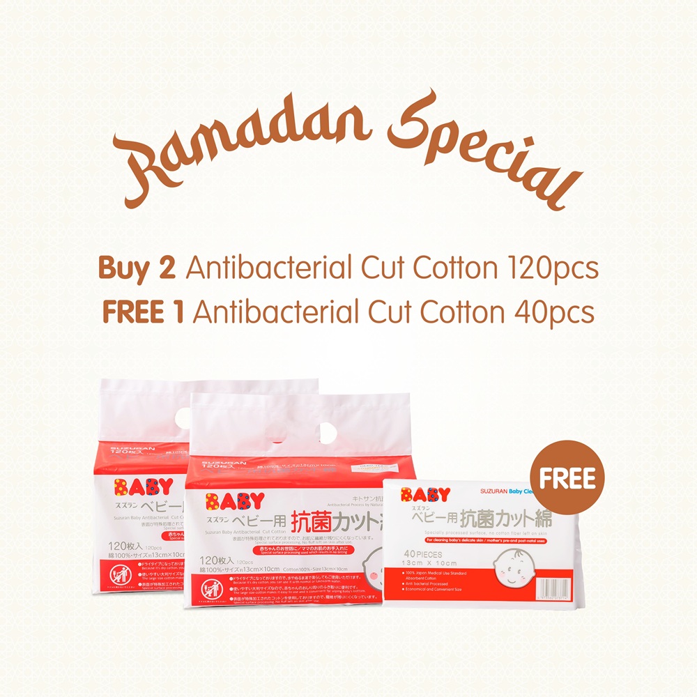 Suzuran Baby Antibacterial Cut Cotton