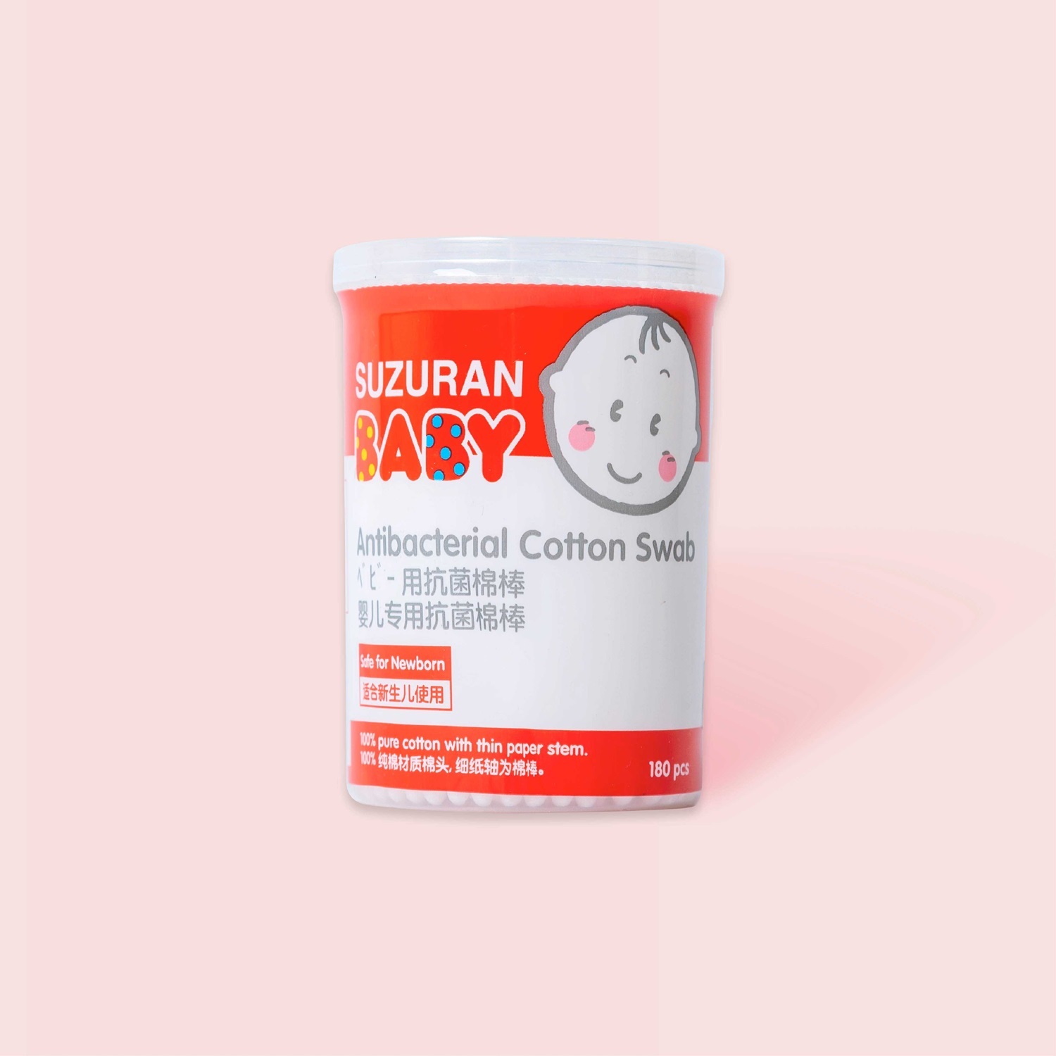 Antibacterial Cotton Swab 180 pcs-Little Good Life