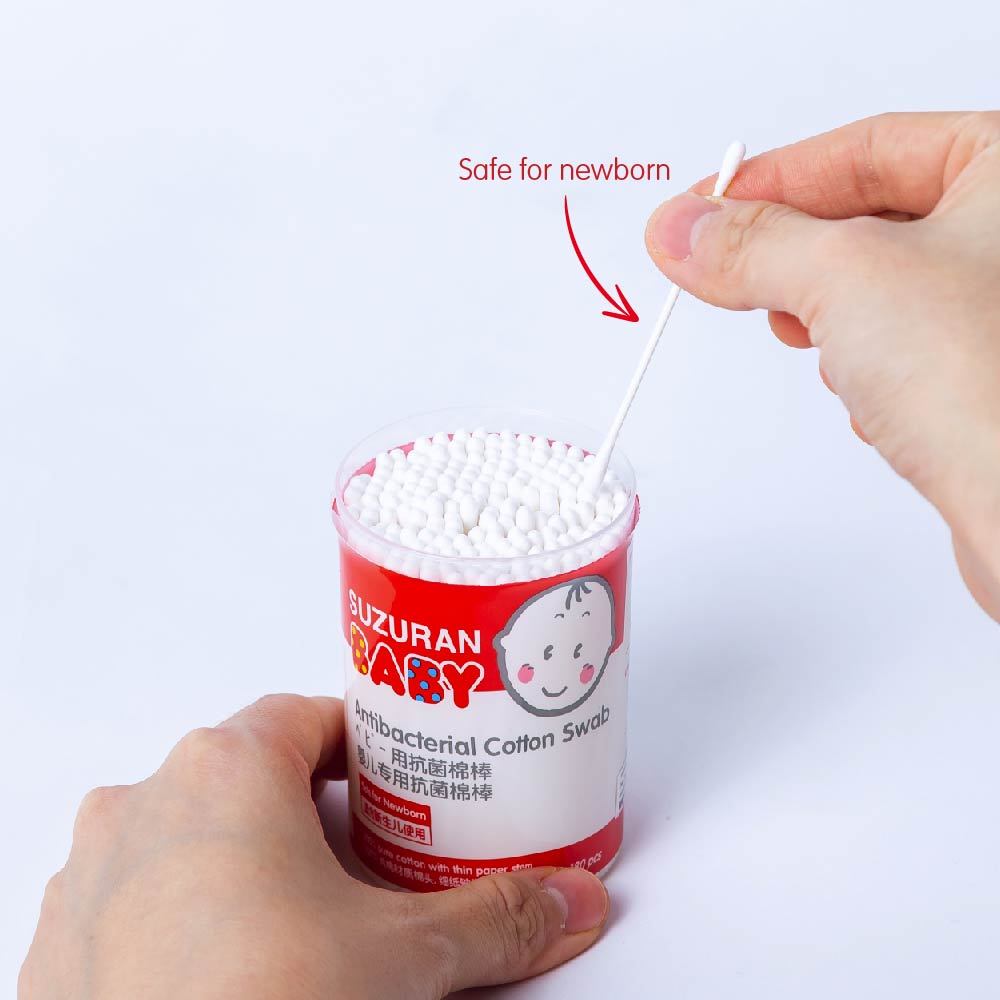 Antibacterial Cotton Swab 180 pcs-Little Good Life