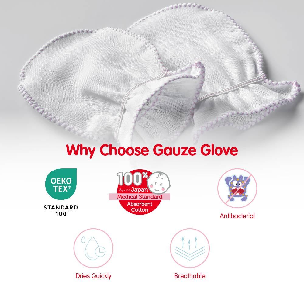 Gauze Glove 2 pairs-Little Good Life