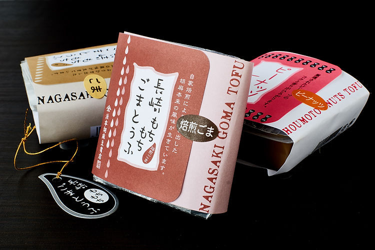 A41 | 【日本零食】長崎麻糬豆腐 3盒入（芝麻、花生、黑芝麻）有效期限：2026/08/01