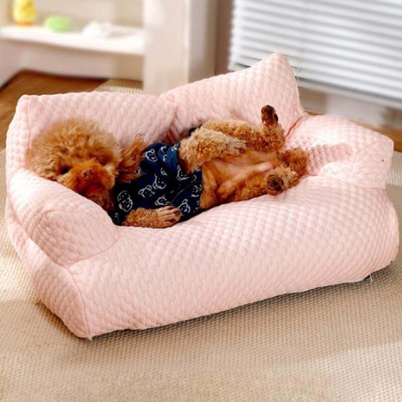 giipet-ペットベッド　ソファ　犬　猫　接触冷感　ひんやり　熱中症対策　体圧分散　お手入れ楽々　超耐荷重　かわいい