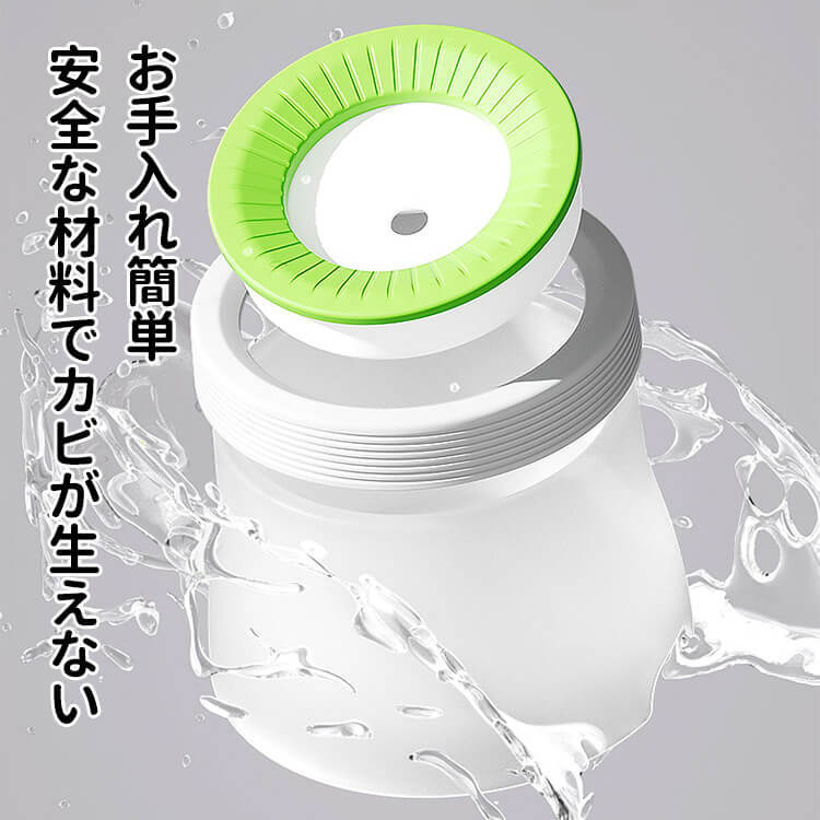 ノンドリップ浮遊式犬用給水器 口周り濡れない 水はね防止 大容量600ml/1200ml 安定設計 低重心 カビにくい安全素材 お手入れ簡単 全部品取り外し可能 ホコリ侵入軽減 お散歩用