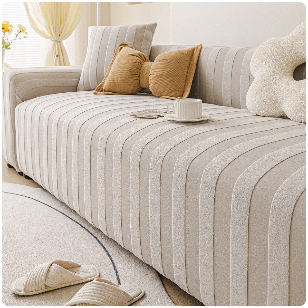 ソファーカバー 幾何学模様 360度全面保護 ペット用 引っ掻きガード 爪とぎ防止 傷防止 汚れ防止 厚手 高伸縮 柔らかい ほつれにくい 型崩れしにくい 洗える 1-4人掛け 北欧風 おしゃれ ソファ保護 犬猫対策