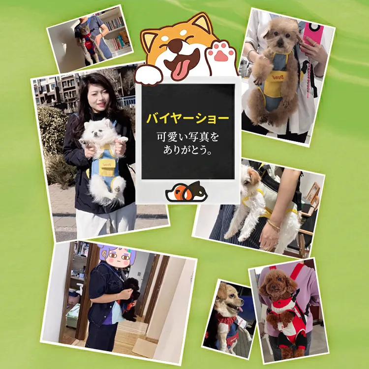 GIIPET-ペットキャリーケース ペットキャリーバッグ ポータブル 抱っこひも お出かけ 犬猫兼用