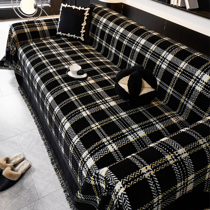 giipet-レトロスタイルリビングルームソファカバー