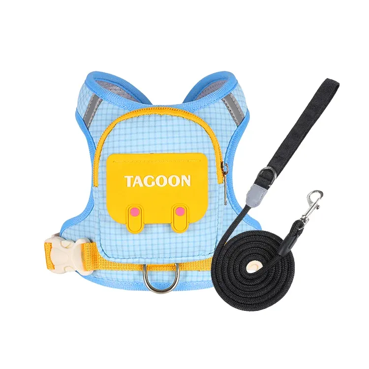 わんちゃん用おでかけリュック　バックパック式ハーネスリード
