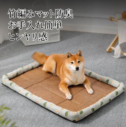 giipet-ペット用夏の寝ござ　犬　猫　冷感　ひんやり　防水防湿　爽やか　耐久性