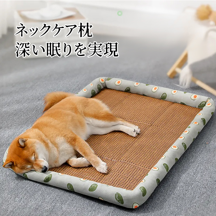 giipet-ペット用夏の寝ござ　犬　猫　冷感　ひんやり　防水防湿　爽やか　耐久性