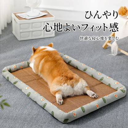 giipet-ペット用夏の寝ござ　犬　猫　冷感　ひんやり　防水防湿　爽やか　耐久性