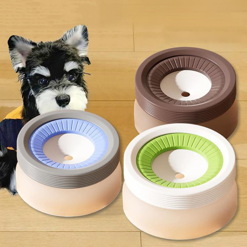 ノンドリップ浮遊式犬用給水器 口周り濡れない 水はね防止 大容量600ml/1200ml 安定設計 低重心 カビにくい安全素材 お手入れ簡単 全部品取り外し可能 ホコリ侵入軽減 お散歩用