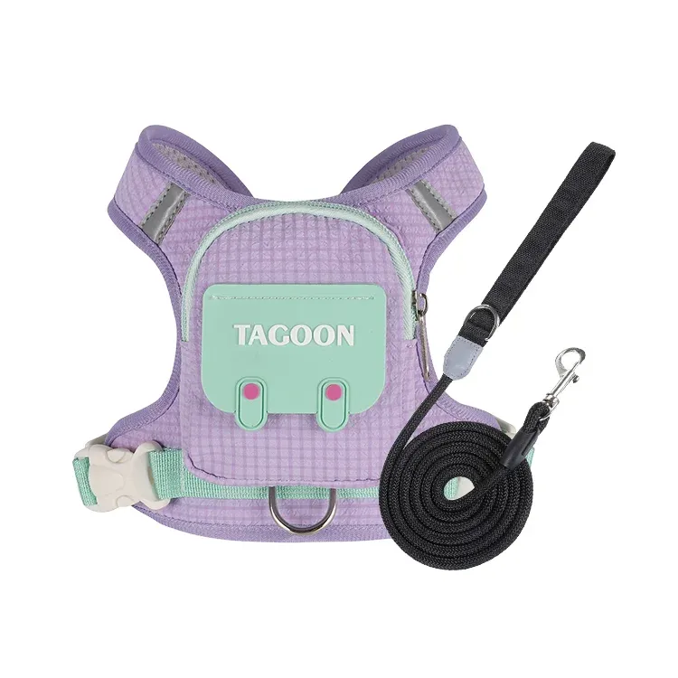 わんちゃん用おでかけリュック　バックパック式ハーネスリード